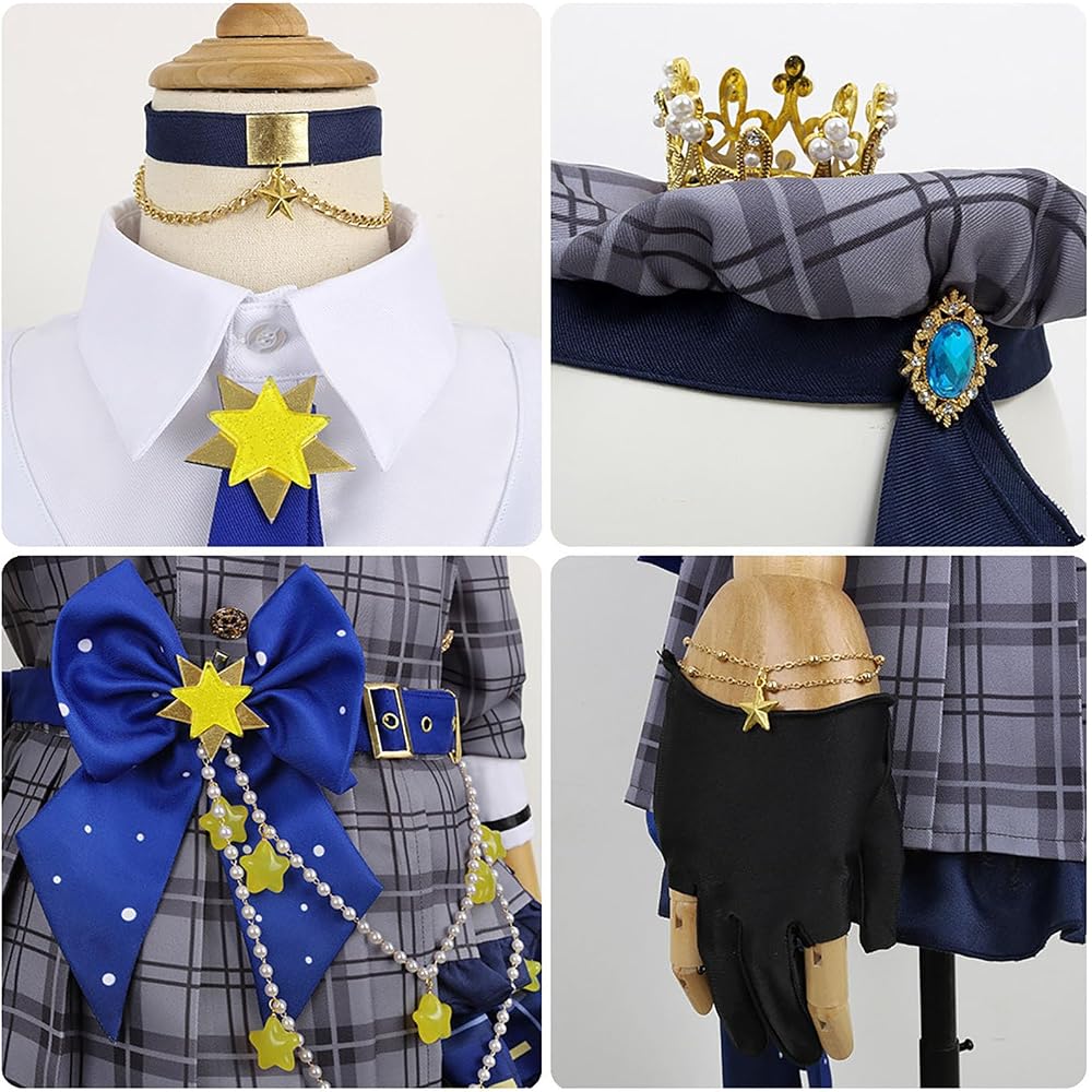 Milky Time Hololive Suisei Cosplay Costume Halloween Outfit VTuber Idol