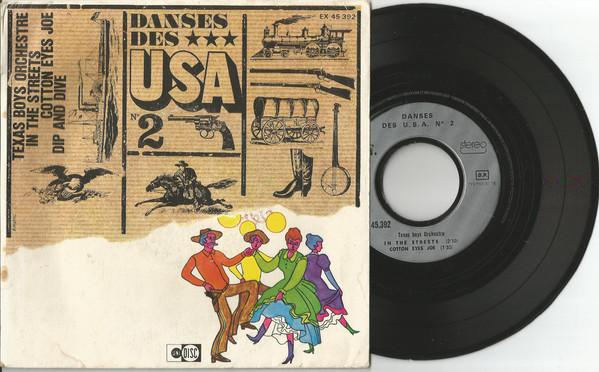 7inch Record GERRY REYNOLDS ET SES TEXAS BOYS - Dances of the USA No. 2 EX45392 Unidisc France Country/Folk Used