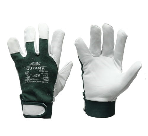 Leather assembly work gloves size 9 Most Guyana