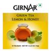 Зеленый чай Гирнар с натуральным вкусом лимона и меда (10 чайных пакетиков)