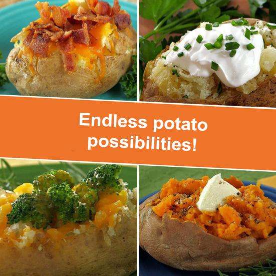 Microwave Baked Potato Cooker Twice Baked Potatoes Steamer Microwave Oven Baking Potato Bag for Tender Fluffy Potatoes