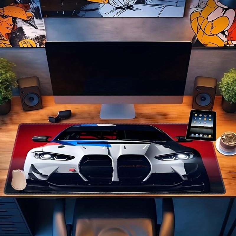 Vibrant Sports Car Design Mouse Pad Large Rubber Anti-slip PC Desk Accessories Mousepad for Offices and Gamer Keyboard Decor Mat