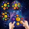Планеты 8 Игрушка-антистресс с пупырками на космическую тематику Сенсорная мягкая игрушка для снятия стресса для детей Монтессори Образовательная детская Gi