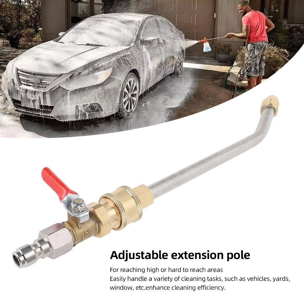 1/4 Inch Car Quick Nozzle High Pressure Washer Gutter Cleaner Washer Valve Wand Car Washing