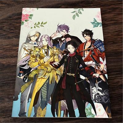[Б/У] Не для продажи Оригинальный блокнот Touken Ranbu, формат B5, дизайн с изображением первой группы мечей, специальное предложение AEON x Suntory