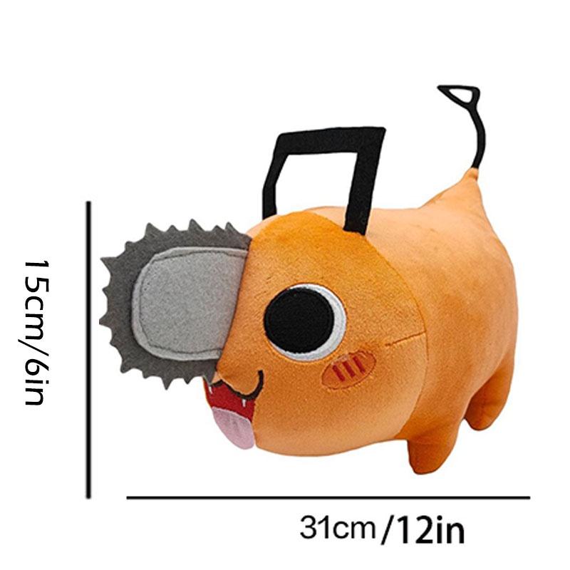 Squishy Chainsaw Man Pochita Plush Toy Stuffed Doll Throw Pillow Xmas Gift