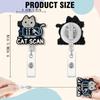 Expandable Cat Scan Badge Clip for CT Techs, Radiologists, Nurses, and Doctors.
