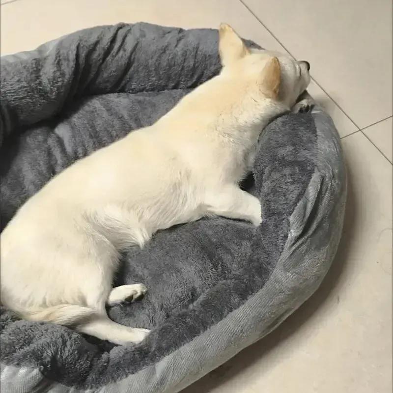 Very Soft Warm Dog Bed Pets Basket Cat House Sofa for Medium Large Dog Sofa Bed Cushion Dog Bed House Pet Supplies Accessories