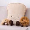 Creative Snacks Toast Baguette Croissant Doll Plush Toy Bread Doll Children Sleeping Soothing Ragdoll