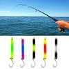 5 Pieces Fishing Spoons Lures Double-sided Metal Sequins Fishing Lures Fishing Accessories for Trout Walleye Salmon-Pike