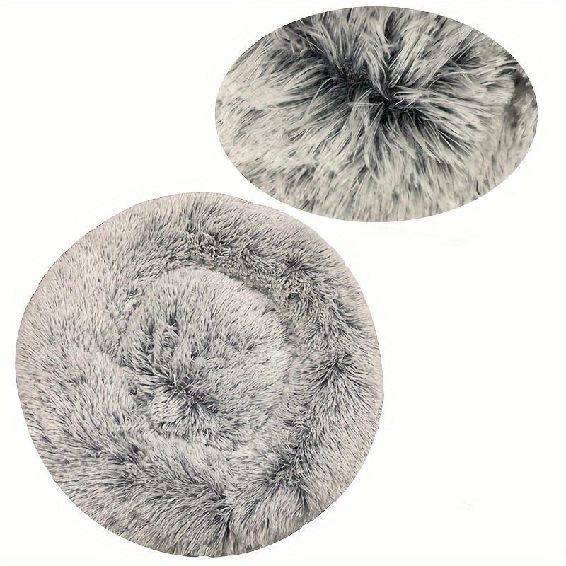 40-90cm Fluffy Dog Bed For Large Round Dog Bed Super Soft Cat House Plush Cat Nest Winter Warm Dog Pet Bed