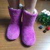 Winter Warm Shoes Skid Soft Bottom Indoor Home Shoes Warm Plush Indoor Boots for Men Women Floors Shoes