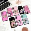 Милый J-Japan T-Tokidokis Чехол для телефона для Samsung S 25,24,23,22,30,21,10,9,Ultra,Plus,Lite,FE,4,5 G Мягкий черный чехол