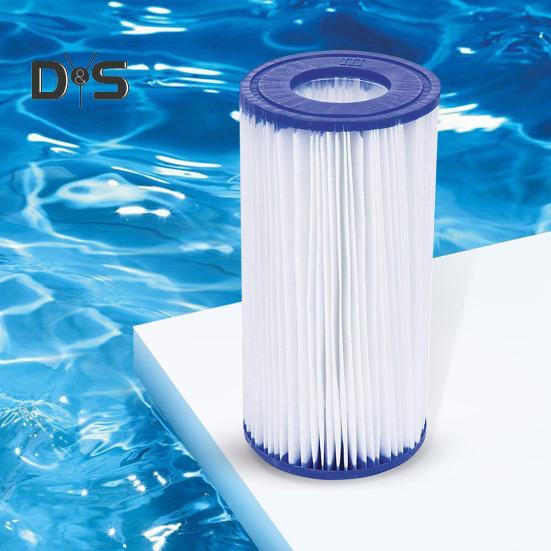 1 Pc/3 Pcs/6 Pcs Pool Filter Core Type III Cartridge Pool Filter Easy To Install Type A/C Pool Filter Replacement for Above-Ground Swimming Pools