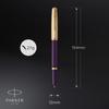 PARKER 51 Premium Plum GT Fountain Fine 18K Gold Gift Officially Product Number 2123516 Pen, Nib, Nib, Boxed, Imported,
