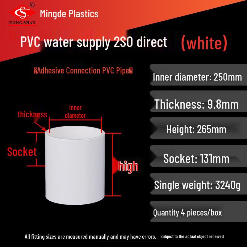 ПВХ Двусторонний Прямой Хомут для Фитингов Водоснабжения