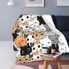 Cute Cat Blanket, Warm Blankets for Kids Adults, Cartoon Blanket for Baby Boy Girl 80\u201dx60\u201d, Soft Fleece
