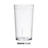 210/280/350/450 мл Питьевой стакан ресторанного стиля, ударопрочный прозрачный акриловый стакан для питья хайбол для вечеринки