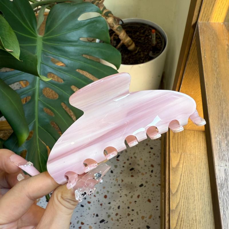 Acetate Hair Claw Clip 10.5cm Minimalist Geometric Pattern Updo Holder Sweet Cool Style Hair Grip Accessory for Women Unisex