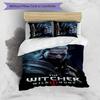 3pcs The Witcher Design Cover Set - HD Printed Bedding with 1 Cover and 2 Pillowcases - Perfect for Home and Dorm Decor