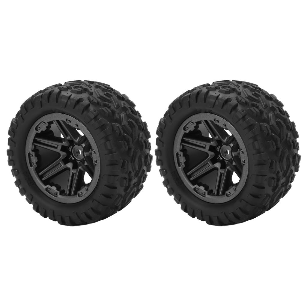 2pcs Remote Control Car Rubber Tyres with Hex Adapter for 1 8 1 10 High Speed Off Road Car Series