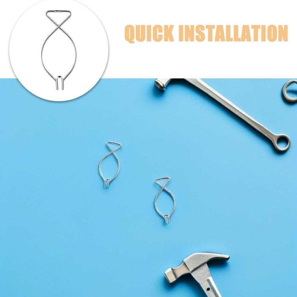50Pcs/Set Heavy Duty Ceiling Hook Clips Rust Proof T-bar Drop Ceiling Clip Office Decor