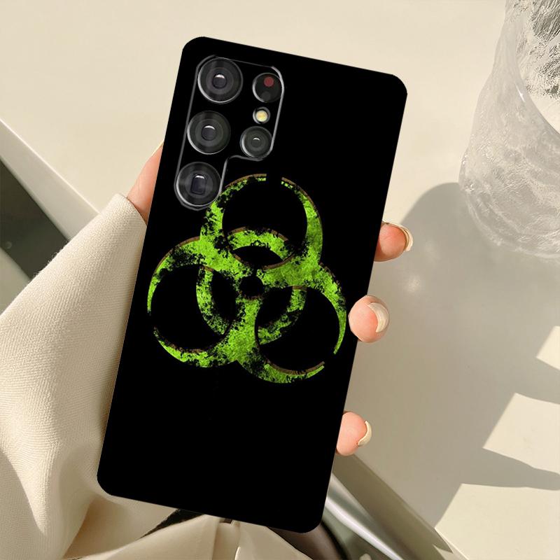 Символ Биоопасности Для Samsung Galaxy S23 S22 Ultra S21 S20 FE S8 S9 S10 Note 10 Plus Note 20 Ultra Чехол для Телефона