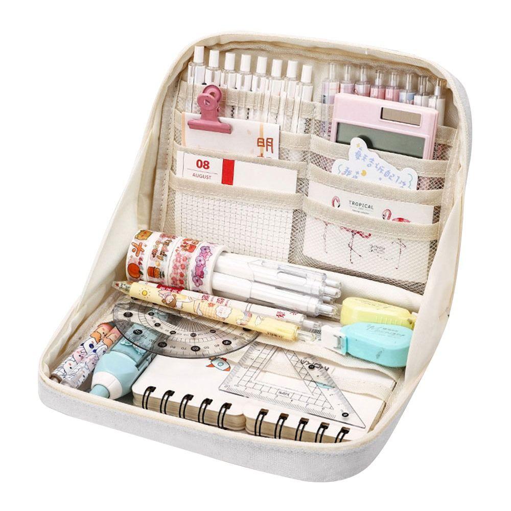 Прозрачный пенал большой вместимости, новая сумка для ручек, для студентов