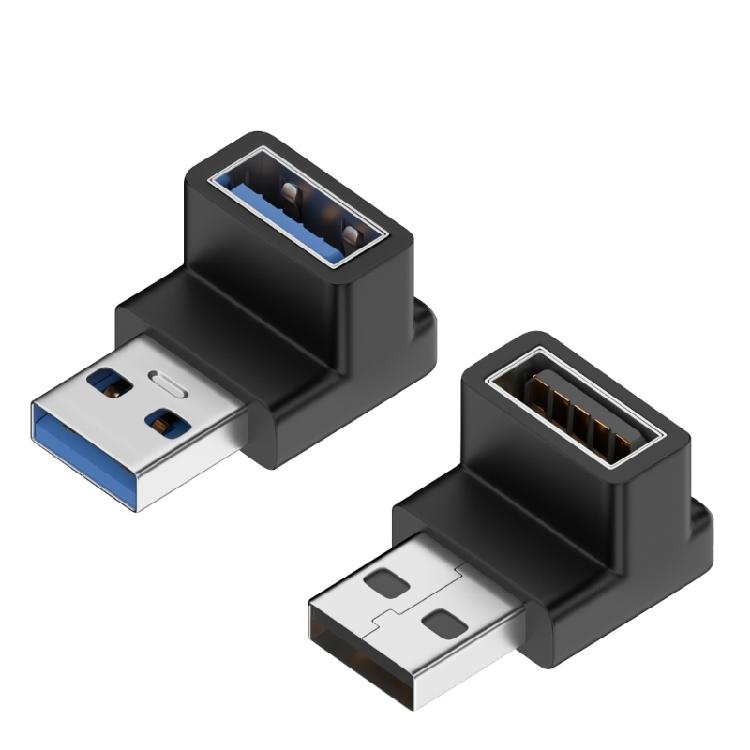 Угловой USB 3.0 Male to Female удлинитель, 90 градусов, вверх/вниз, для ПК