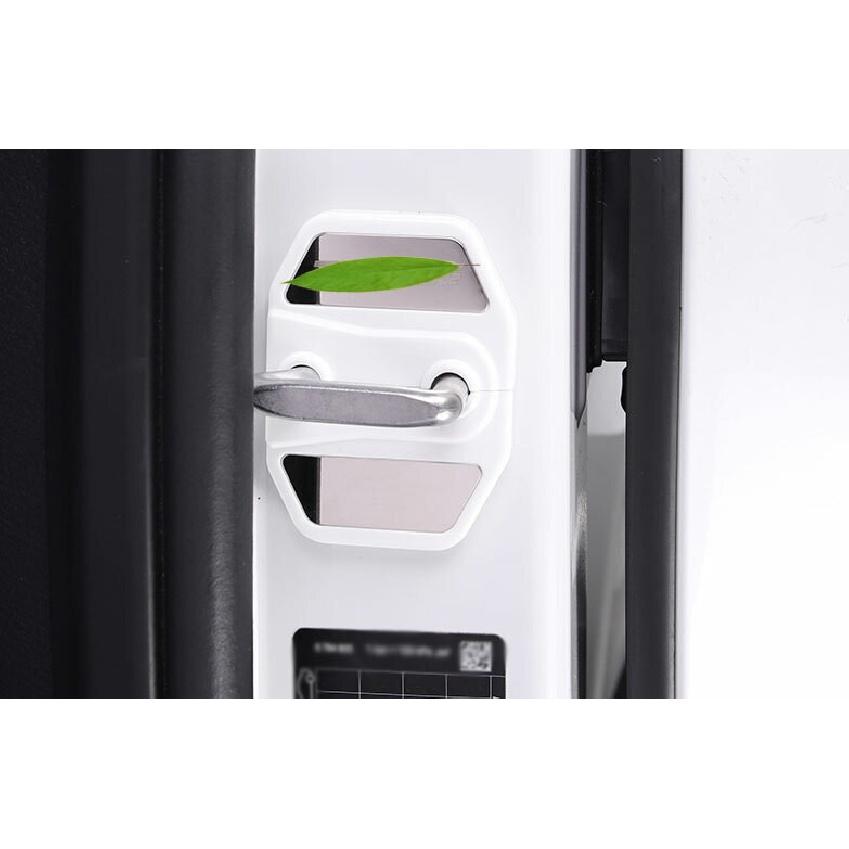 For BMW X1 F48 2016-2022 2022 ABS White Door Lock Buckle Protection Trim 8PCS