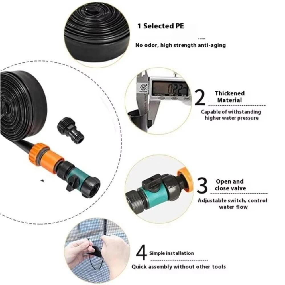 Flexible Hose Garden Sprinkler Drip Irrigation Lawn Sprinkler Trampoline Sprinkler Courtyard Lawn