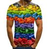 Brand Muscle T Shirt Men Abdominal Muscles Funny T Shirts Black T-shirts 3d Mens Clothing Punk Rock Fashion Slim Tops