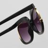 Cool Trendy Oversized Half Frame Sunglasses Summer Women Retro UV400 Sun Glasses