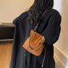 2025 Autumn Suede Drawstring Crossbody & Tote Bag - Versatile Women's Handbag