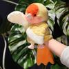 Кавайная кукла-перчатка птица, милый попугай, корелла, волнистый попугайчик, мягкая плюшевая игрушка, очаровательные плюшевые животные, интерактивные игрушки для родителей и детей