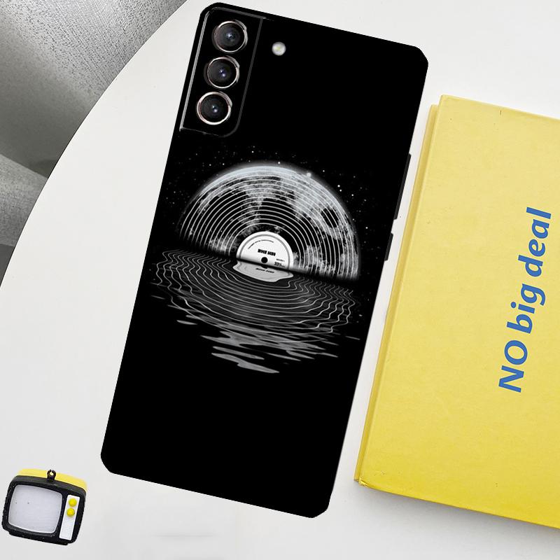 Виниловая DJ пластинка Art Funda для Samsung Galaxy S22 Ultra S23 FE S9 S10 Note 10 Plus Note 20 Ultra S20 S21 FE чехол
