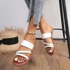 New Flat-bottomed Slippers Women's Summer Wear Versatile Style Beach Fashion Slippers Women's Non-slip