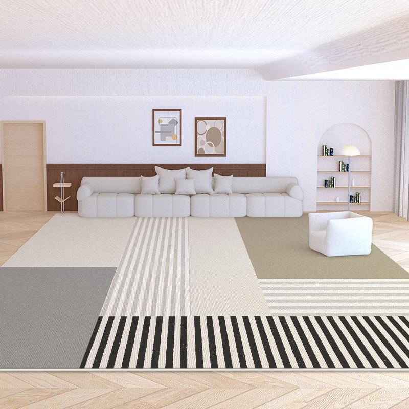 Ковер для гостиной и спальни Cream Loop Velvet 2024 года — водонепроницаемый, устойчивый к пятнам, долговечный