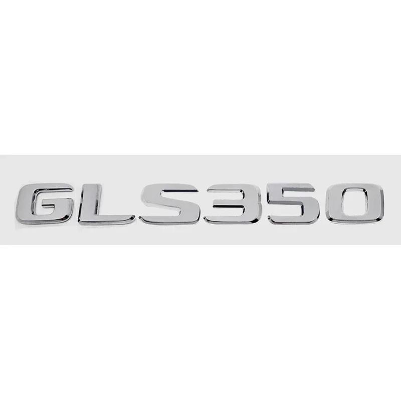 Car Digital Alphabet Trunk Emblem Badge Decal for Mercedes Benz GLS200 GLS250 GLS260 GLS300 GLS320 GLS350 GLS500 GLS550 GLS600 BF1