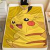 Pikachu pattern Flannel Blanket, High quality Comfortable for All Seasons, Home Decor, Warmth and Comfort, Perfect for Gifts.