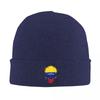 New NEW Chaotic Venezuelan Flag Splatter Skull Knit Hat Beanie Autumn Winter Hat Warm Hip Hop Venezuela Cap for Unisex Women
