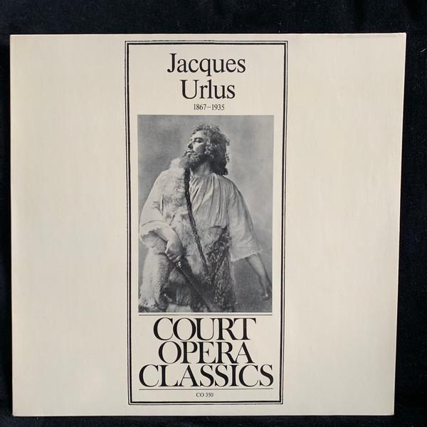 Виниловая пластинка JACQUES URLUS 18671935 CO350 Court Opera Cla Австрия Классика Б/у