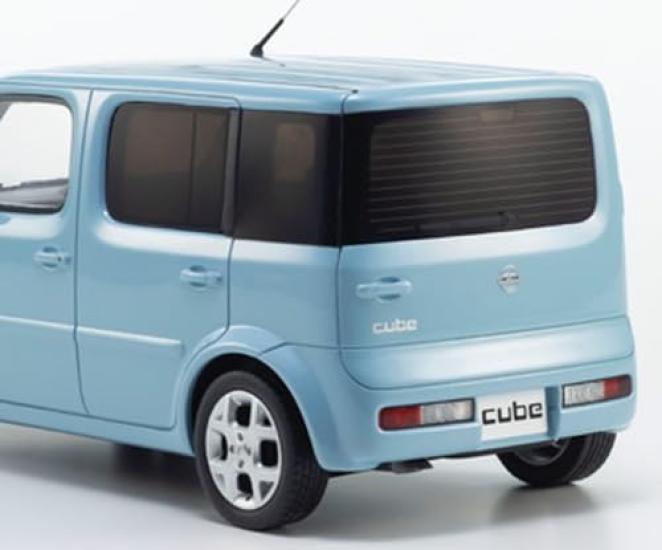 Samurai Nissan Cube Air Blue Finished Product 1/18