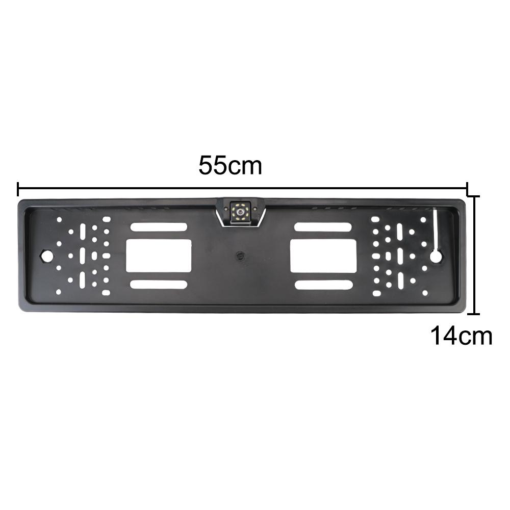 4/8 LED Universal Auto Accessories Parking Assistance Kit Car Rear View Camera European Car License Plate Frame Night Vision