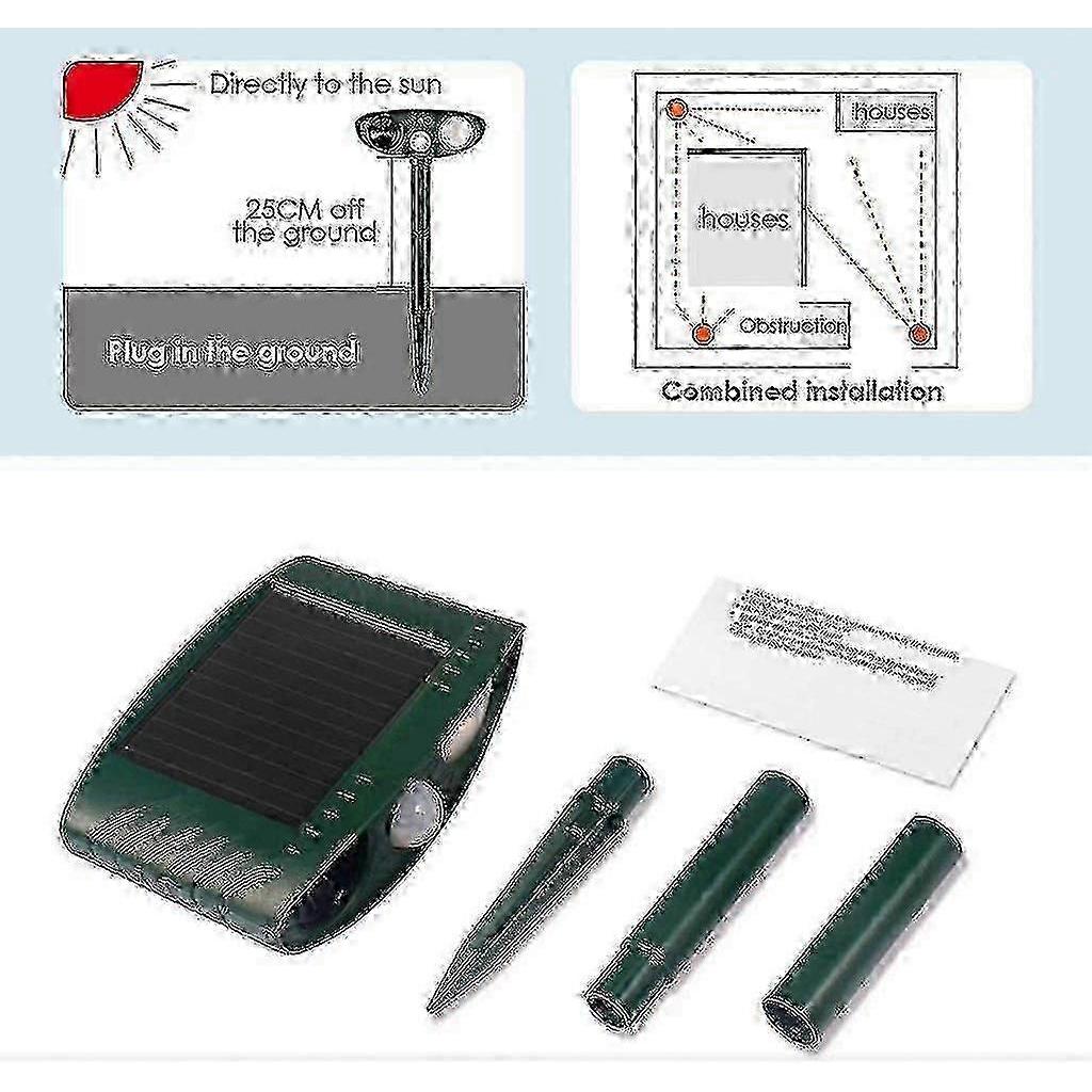 Woodpecker Outdoor Ultrasonic Repeller - Get Rid Of Woodpeckers Cs