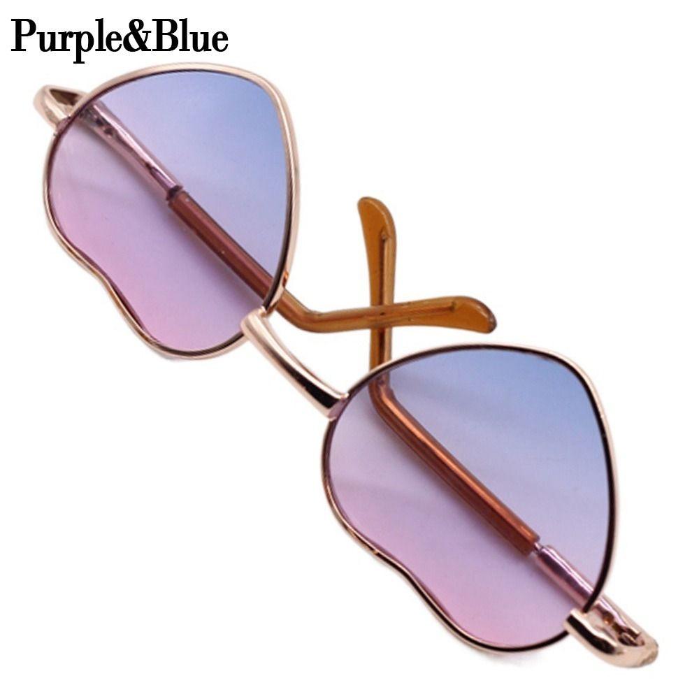 Mini Plush Doll Accessories Glasses Clothes Cute Heart Frame Plush Doll Eyeglasses For 20cm Dolls