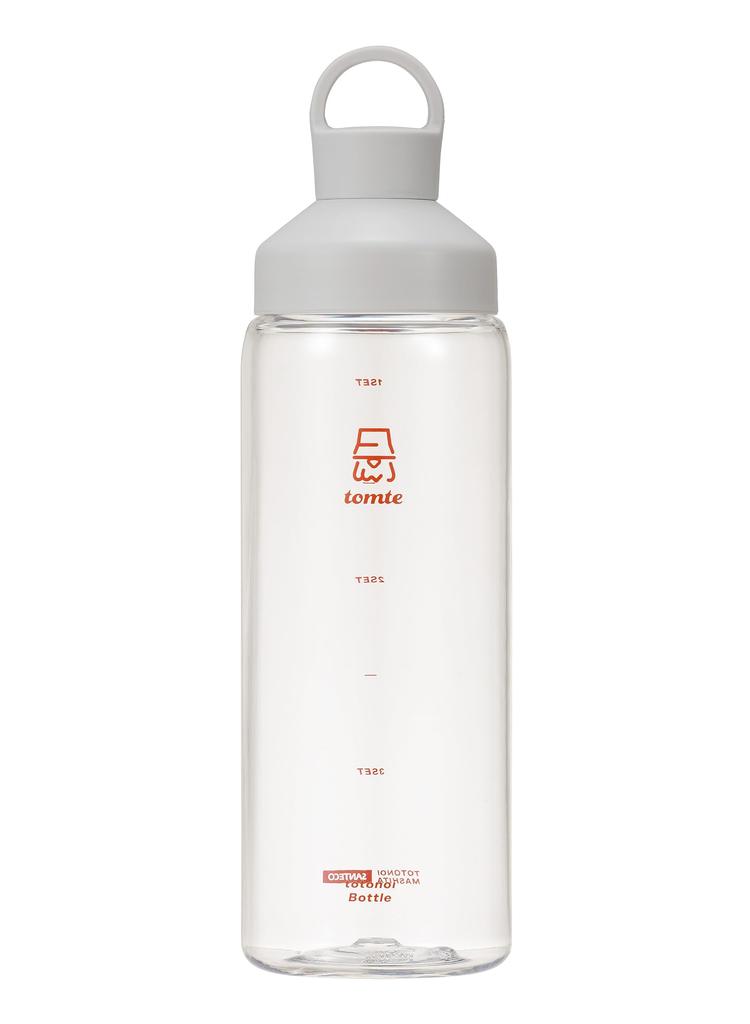 CB JAPAN Water Bottle, White, with Memory Stick, 1 Liter, Lightweight, Portable, Made of Tritan, BPA-Free, My Sauna Tonoi Bottle, Tomte