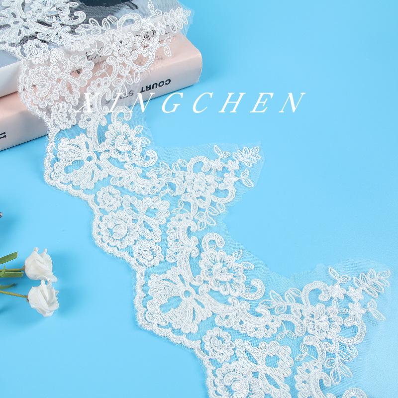 Width 20Cm Car Bone Lace Bridal Jewelry Wedding Dress Veil Wrist Jewelry Clothing Decoration Accessories Materials