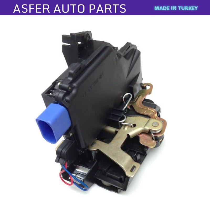 Механизм замка двери передний левый для Skoda Fabia Mk3 2007-2014 Roomstar 2006-2010 OEM 5J1837015