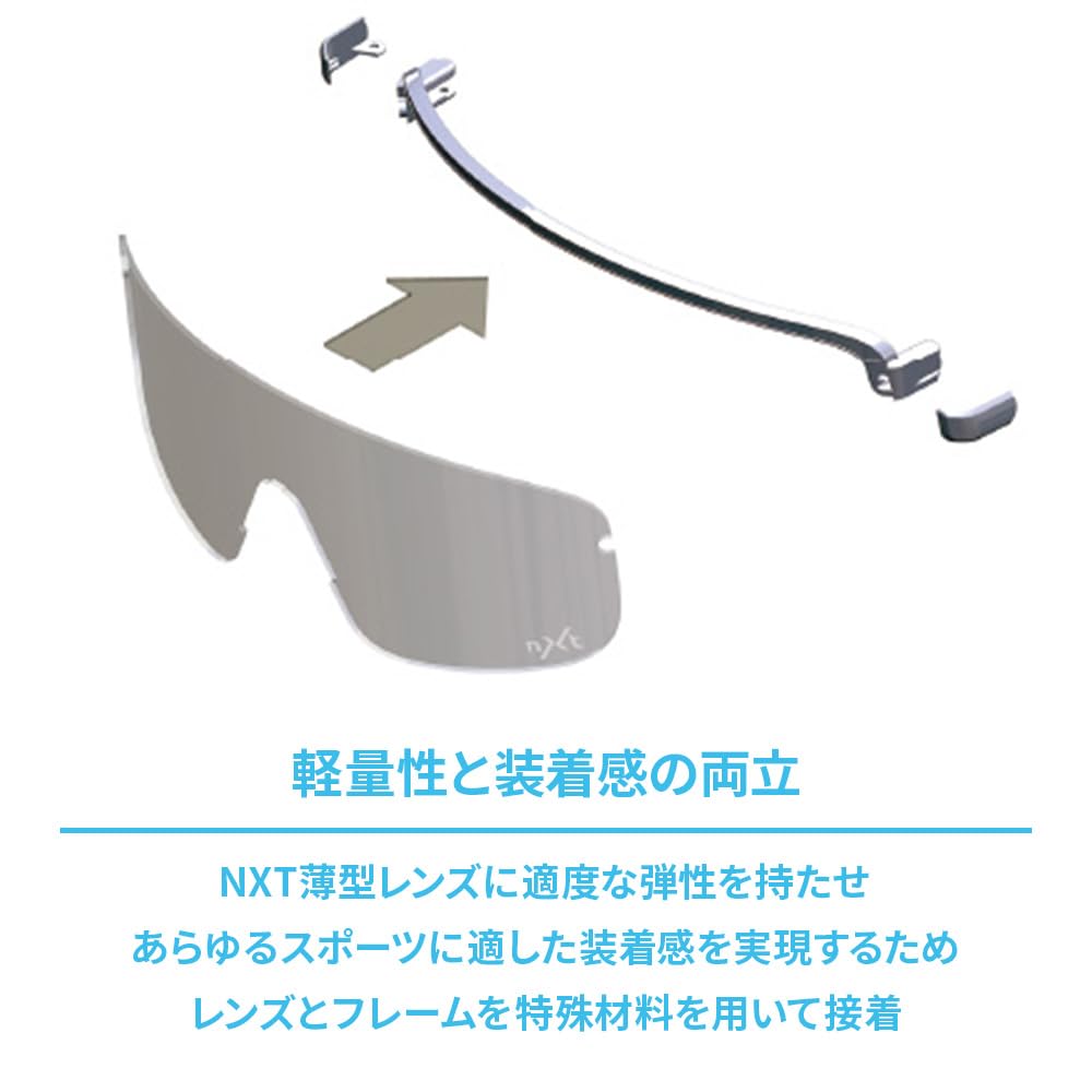 Sunglasses FA2 Crystal Silver Clear Photochromic [OGK Kabuto] Clear/NXT
